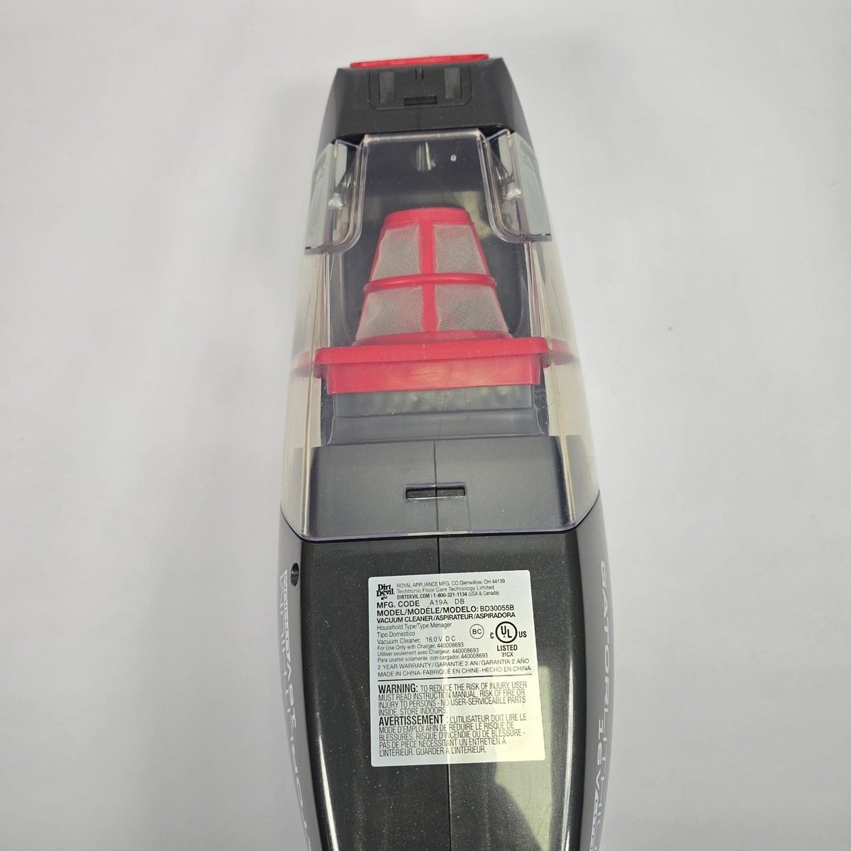 Dirt Devil Gator Lithium 16V Hand Vac BD30055B | eBay