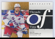 2021-22 Upper Deck Artifacts Threads of Time Mats Zuccarello Jersey 1 color New