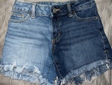Girls Art Class two tone cut off mom shorts-EUC-Size 6/7