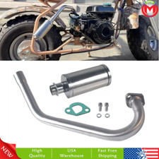 Upgrade Exhaust Pipe W/Muffler For Coleman CT200U 212cc 196cc Go Kart Mini Bike