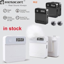 Relacart Mi2 2.4G Wireless Lavalier Microphon System for DSLR interview Vlog