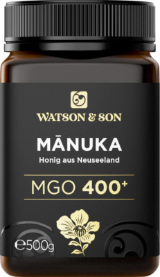 Manuka Honig MGO 400+ 500g | Watson & Son | original Neuseeland 420 450 550 570