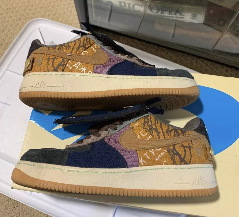 Nike Air Force 1 Low Fossil Travis Scott - Sneakers CN2405-900