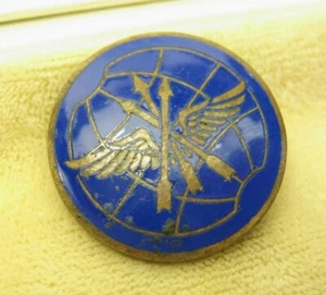 Very Vintage Military US Air Force Wing Gemsco N.Y. Eagle Arrows Wings Lapel Pin