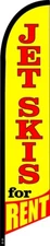 JET SKIS for RENT SWOOPER FEATHER FLAG BANNER SIGN 8599