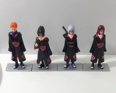 Naruto Action Figures 2005 Team Taka- Sasuke- Jugo- Karin