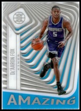 2020-21 Panini Illusions #7 De'Aaron Fox Amazing Sapphire