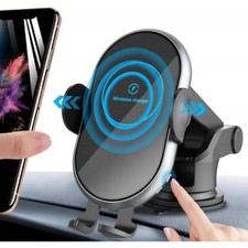 Dashboard Air Vent Car Wireless Charger Mount Holder Fast for Smart Phones