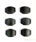Guitar mini buttons, made of Ebony 6 pieces BT15