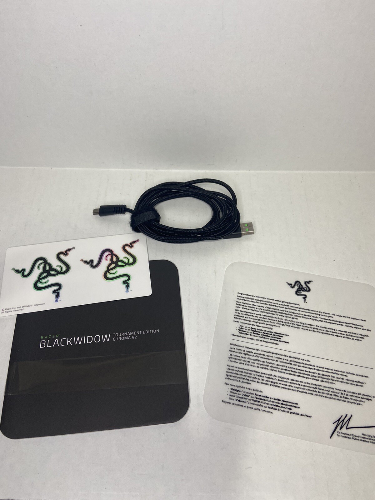 Razer BlackWidow TE Chroma v2 Mechanical Gaming Keyboard Green Key Switches