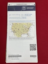 2014 PHOENIX SECTIONAL Aeronautical Map Aerial Chart, 92nd Edition