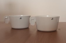 2x Tazzina Caffè In Plastica Alitalia ILMA Varese Anni 70 Airlines Cups