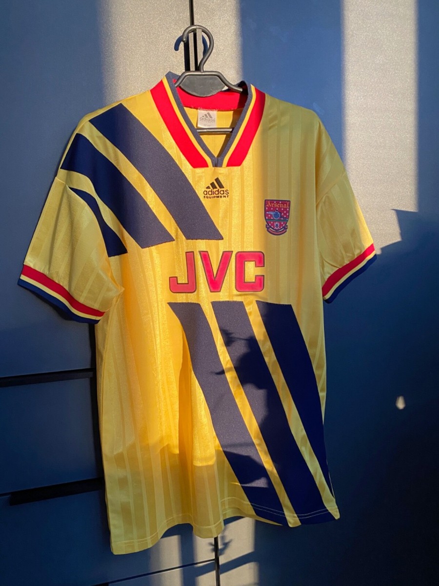 arsenal アーセナル　93-94 復刻ユニフォーム　adidas JVC arsenal アーセナル 93-94 復刻ユニフォーム adidas JVC - メルカリ
