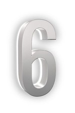7 Inch LED House Numbers ABS-Polymer Premium Quality Backlit LED 5000K Illumi...