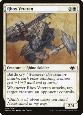 Rhox Veteran [Modern Horizons] Magic MTG