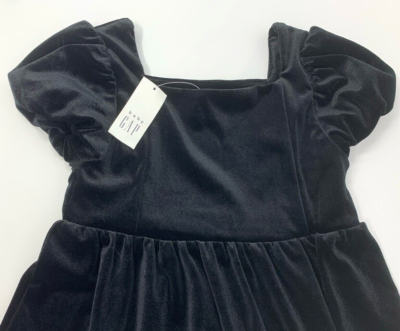 NWT Baby Gap Girls 3T 3 Years Black Velvet Holiday Party Dress | eBay