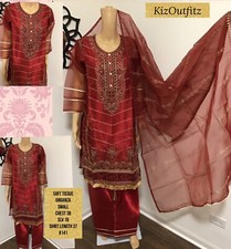ETHNIC FANCY PARTY DESIGNER TRENDY SALWAR KAMEEZ 3PC SMALL