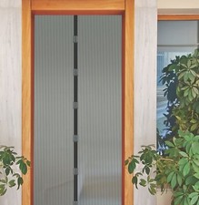 Magnetic Screen Door Mesh Curtain Durable Heavy Duty Mosquito Net Bug Hands Free