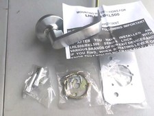 Global Door Controls Passage Lever Aluminum Trim TH1100-LHPSAL
