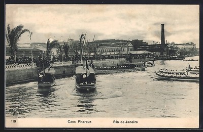Ansichtskarte Rio de Janeiro, Caes Pharoux 