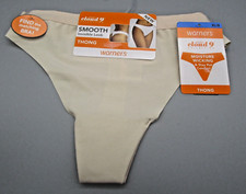 WARNER'S XL RX8101P Butterscotch Cloud 9 Smooth Invisible Look Microfiber Thong