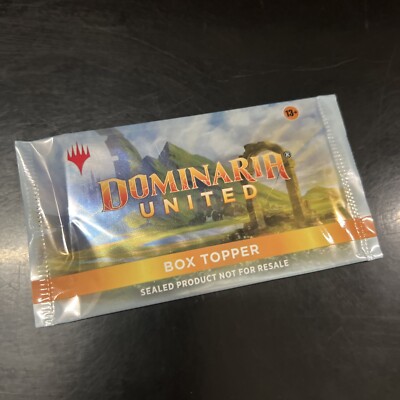 Dominaria United Box Topper Sealed MtG Magic: The Gathering - new sealed | eBay Dominaria United Box Topper Sealed MtG Magic: The Gathering - new sealed | eBay