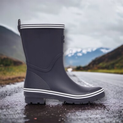 Joules COASTAL Ladies Rubber Wellies French Navy