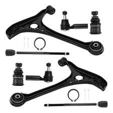 Front Suspension Lower Control Arm Tie Rod Sway Bars for 1998-2007 Ford Taurus