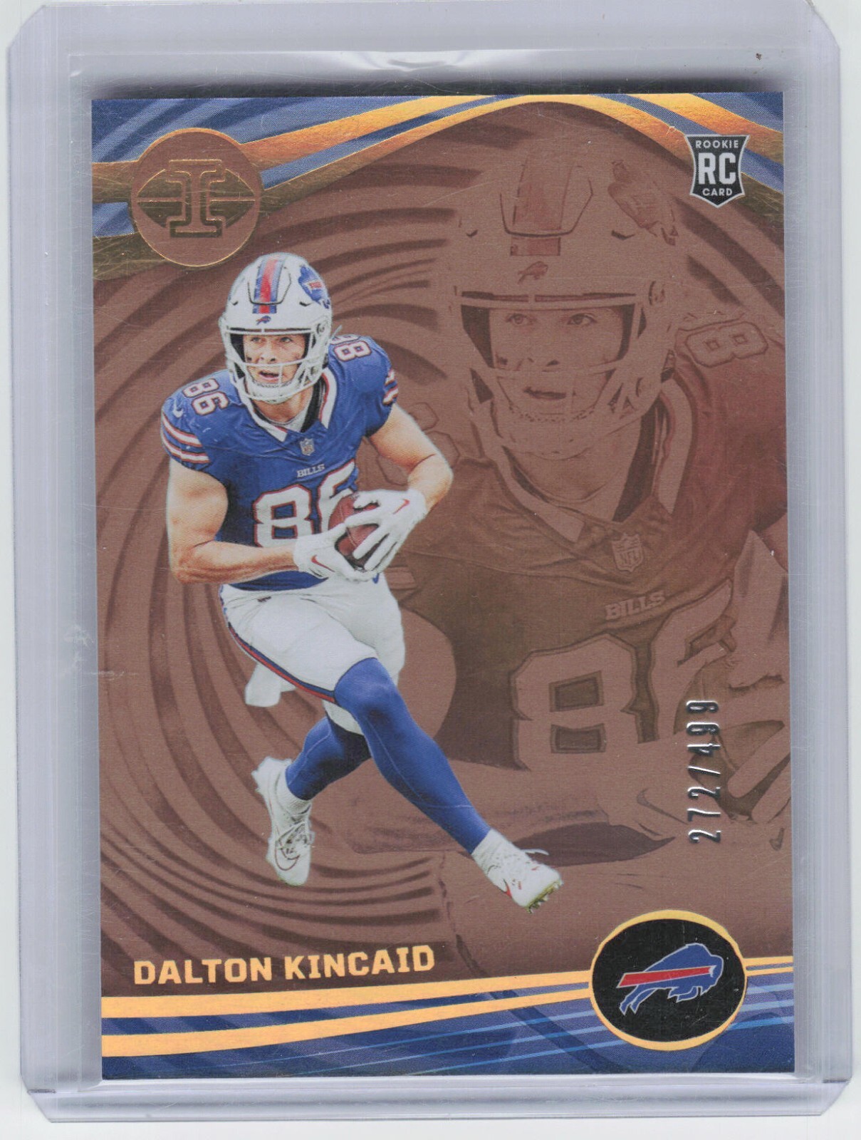 2023 Panini Illusions Dalton Kincaid #13 Rookie Trophy Collection Bronze /499