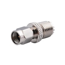 MINI UHF Female Jack TO SMA Male Plug Straight RF COAXIAL Adapter Connector