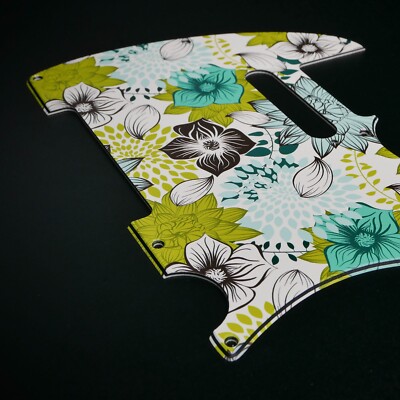 Fender Tele Pickguard   Floral #3   Custom Pickguard   Graphic   Stormguitar