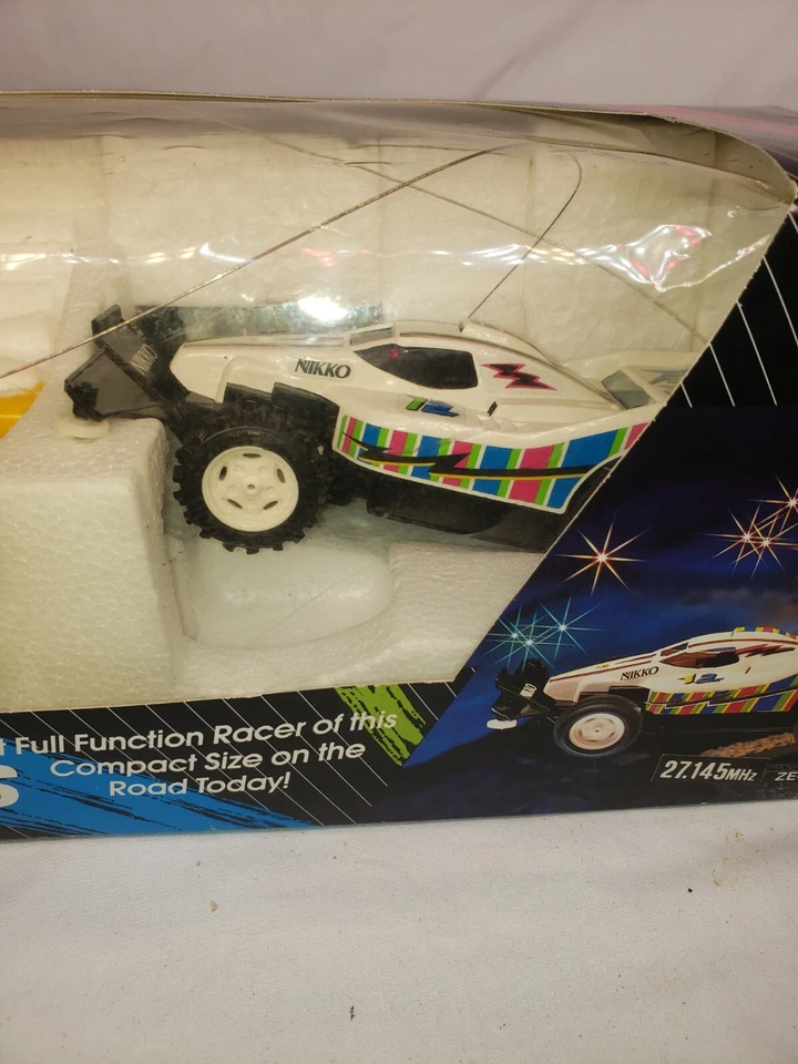 Nikko Radio Control Pocket Flyers Rapper 1:32 Scale RC Race Car Damaged Box - Image 4 of 4