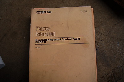 CAT Caterpillar EMCP II Generator Control Panel Engine Parts Manual Book engine