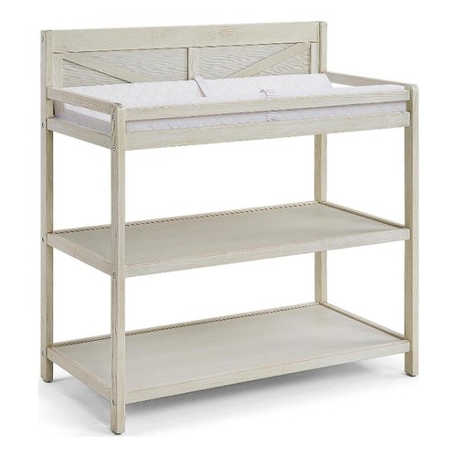 Suite Bebe Barnside Farmhouse Wood Changing Table in Washed Gray eBay