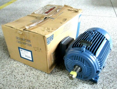 NEW WEG 01018EP3E215T MOTOR 10HP 380V 1725RPM 215T R01018EP3E215T