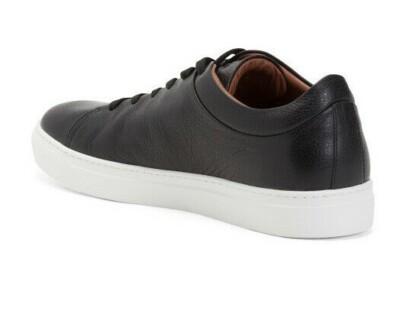 Aquatalia Men's Alaric Tumbled Calf Weatherproof Lace Up Sneakers RegPrice  $395