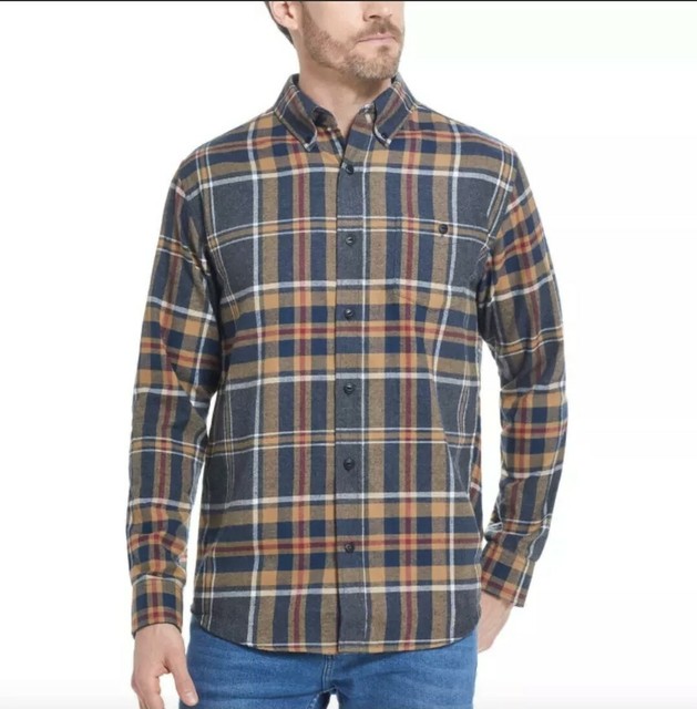 Weatherproof Vintage Mens Flannel Shirt 