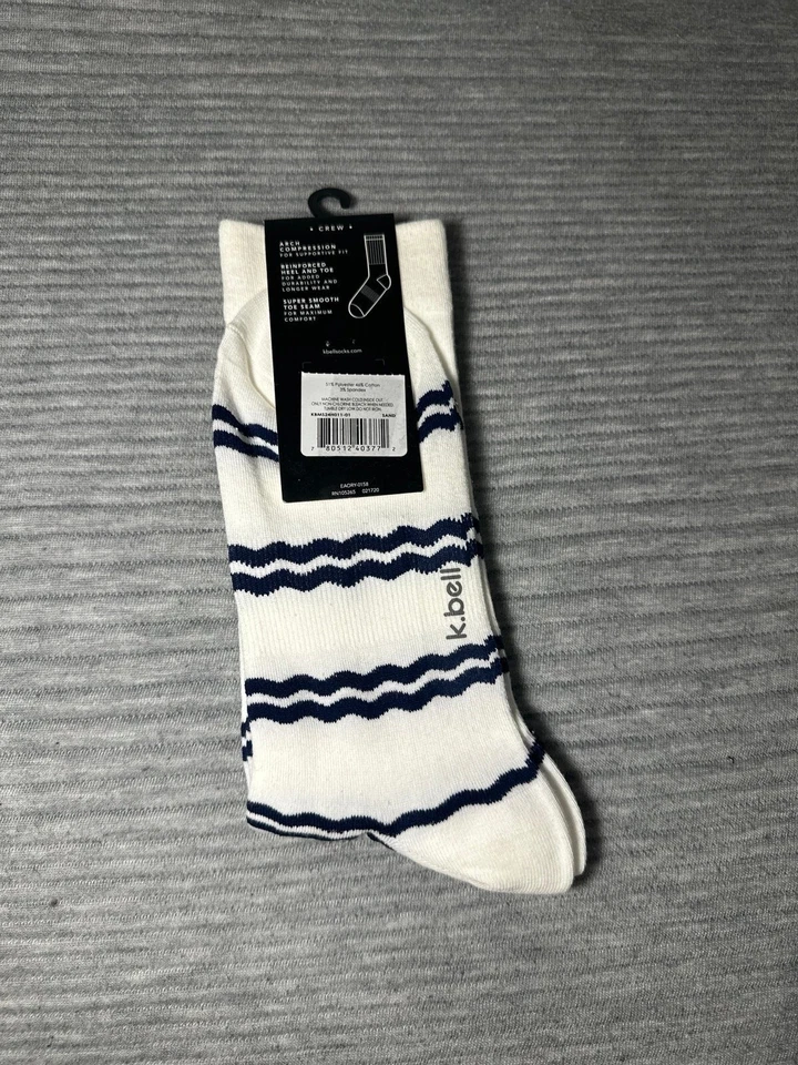 NWT K.Bell Men's Sea Ya Crew Sock - Image 3 of 3