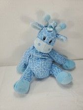 10  First And  Main Jingles Blue Giraffe Baby Plush Rattle Stuffed Animal Toy