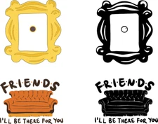 SVG Friends, Friends frame, sofa tv movie DIGITAL FILES for Glowforge,Cricut