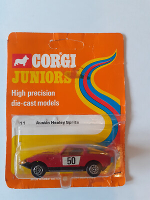 Corgi Juniors Whizzwheels Nr.11 Austin Healey Sprite neu mit OVP