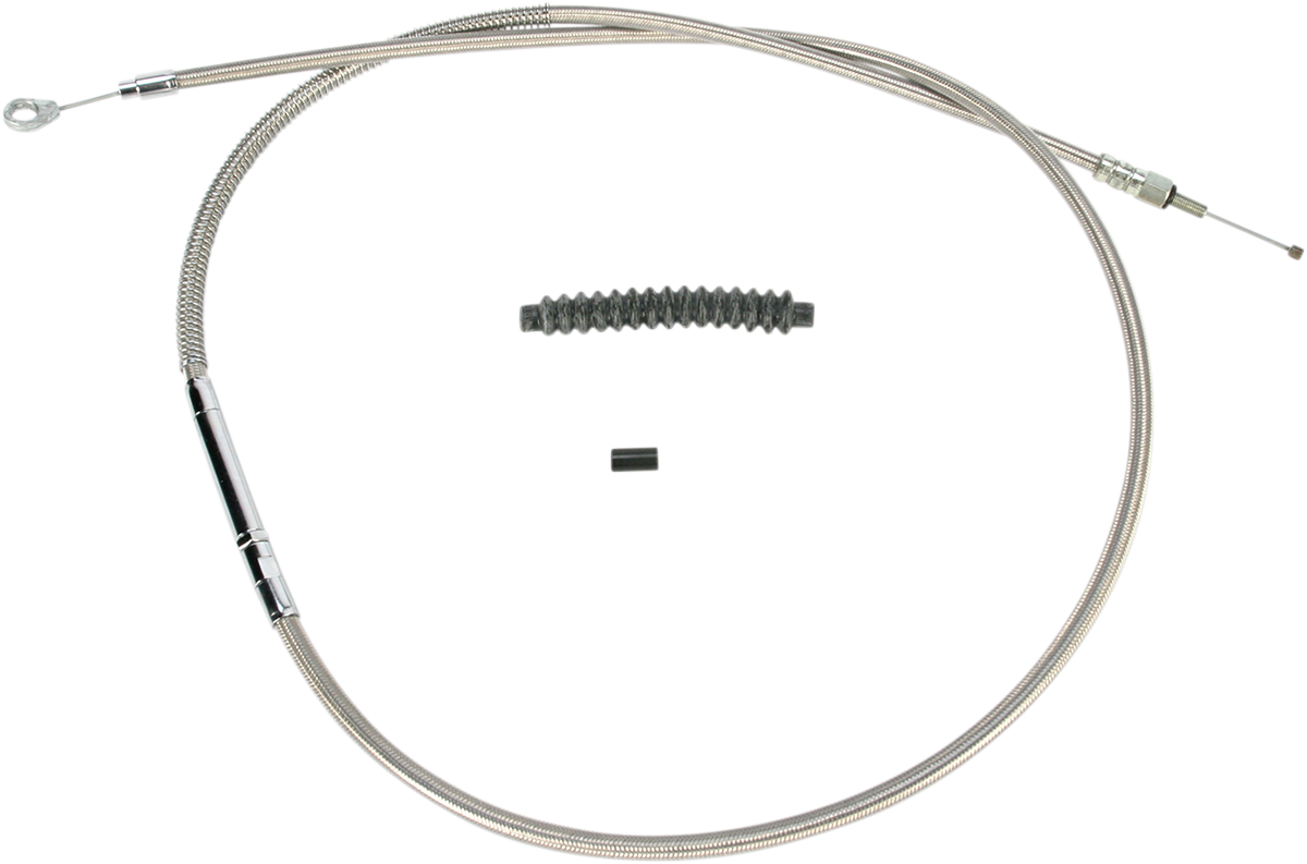 Stainless Braided Clutch Cable 19892006 Harley FLHT & FLTR