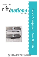 NIFTY NOTION #7767  PENCIL SHARPENER-TWO SIZES