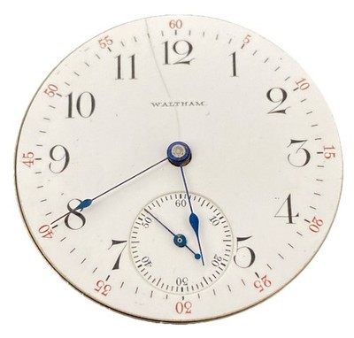 Waltham Royal Pocket Watch Movement Size 16s 1899 Model 17j OF Ticking F8338