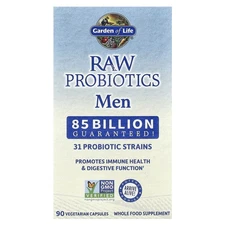 Garden of Life RAW Probiotics Men 90 Veggie Caps Gluten-Free, No Artificial