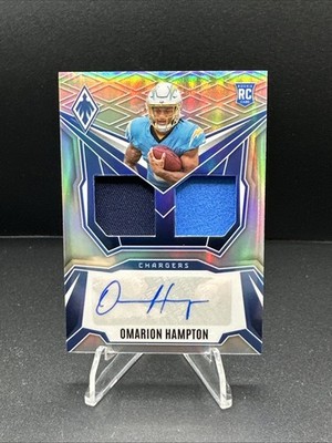 2025 Panini Phoenix - RPA Dual Rookie Patch Autographs Omarion Hampton #DRP-OHN