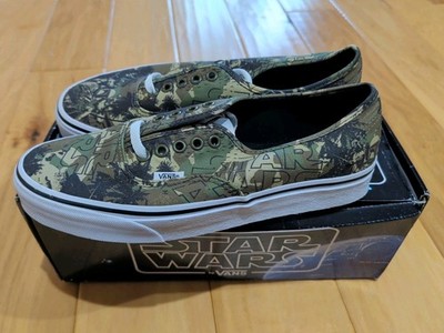 Vans X Star Wars Boba Fett Camo Authentic RARE Collab Shoes  display picture 1