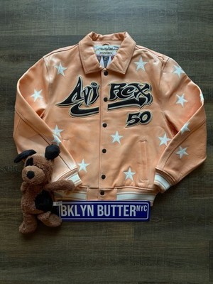 AUTHENTIC Hellstar x AVIREX Leather Jacket (Orange) - Size (L) | eBay