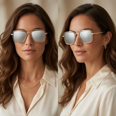 Gafas De Sol Lentes De Moda Para Mujeres Sunglasses Fashion Designer Square 2026