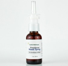 1% Povidone Iodine and Saline 1 oz Nasal Spray in Glass Bottle